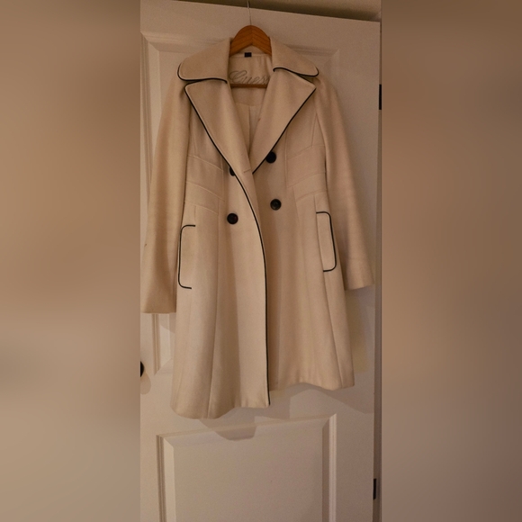 Guess trench coat size 8 55% wool - Picture 1 of 9